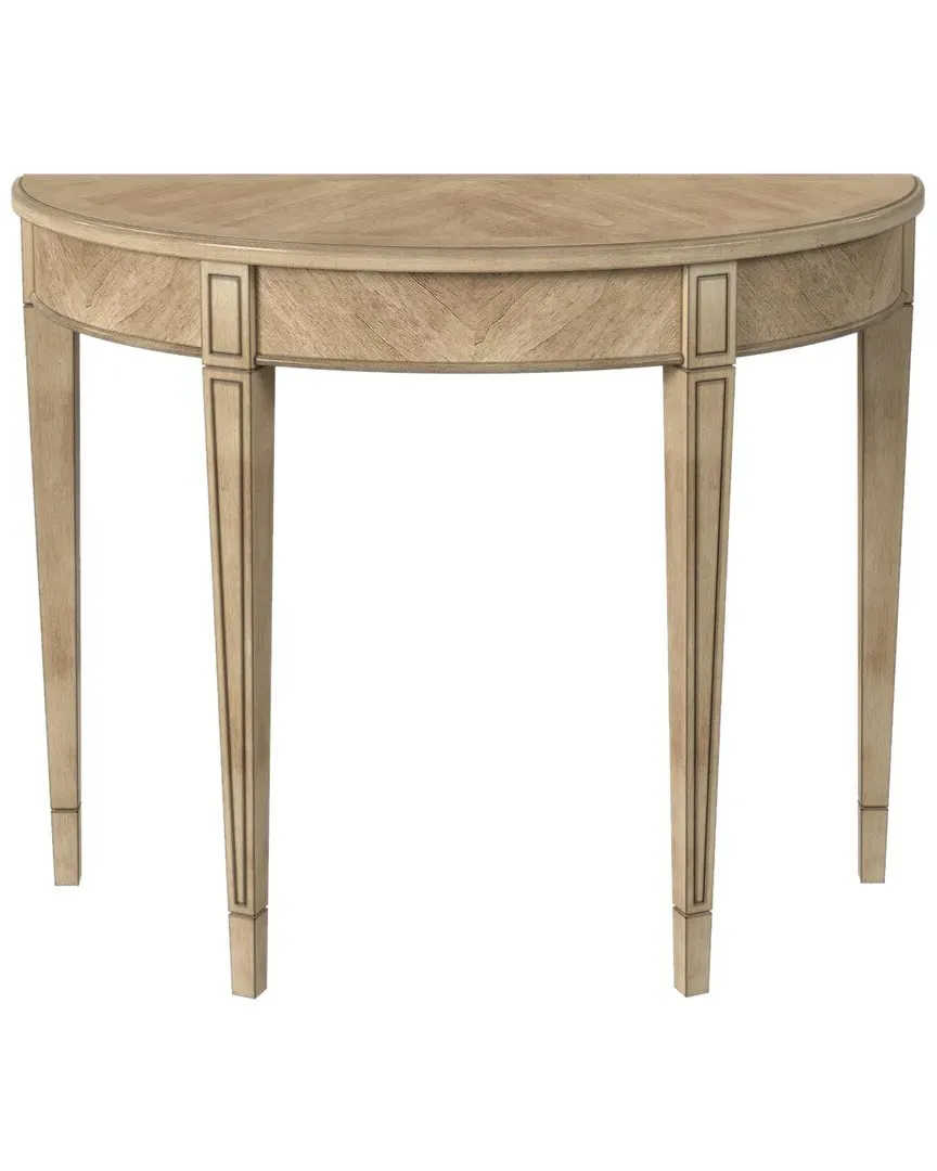 Hampton Demilune Console Table - Beige