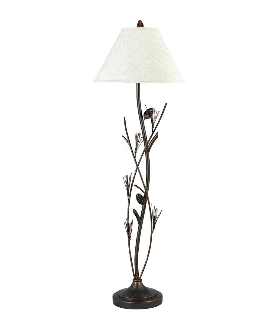 3-Way Pine Twig Floor Lamp - Willow, Iron
