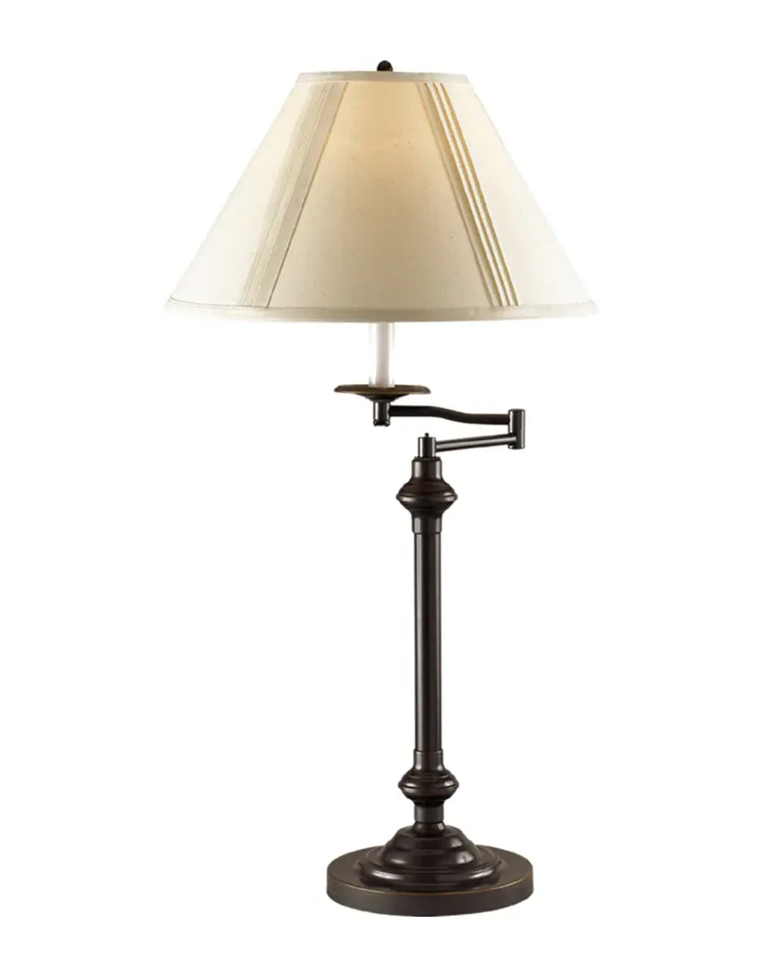 Calighting 3-Way Swing Arm Table Lamp - Dark Bronze image