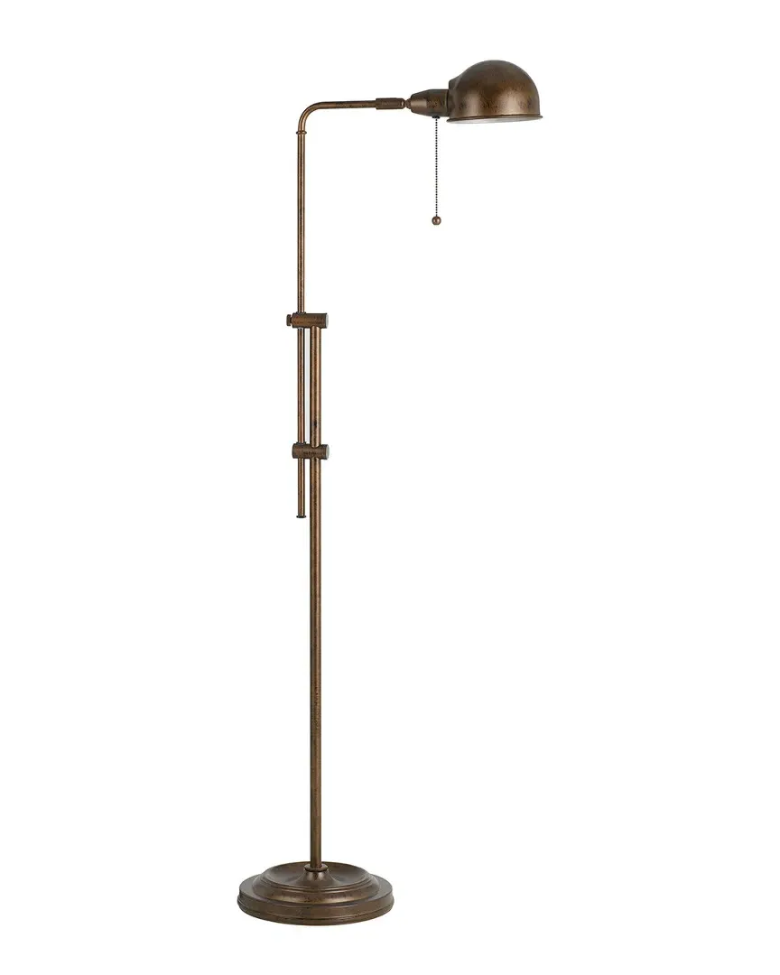 Croby Pharmacy Floor Lamp - Rust, Metal image