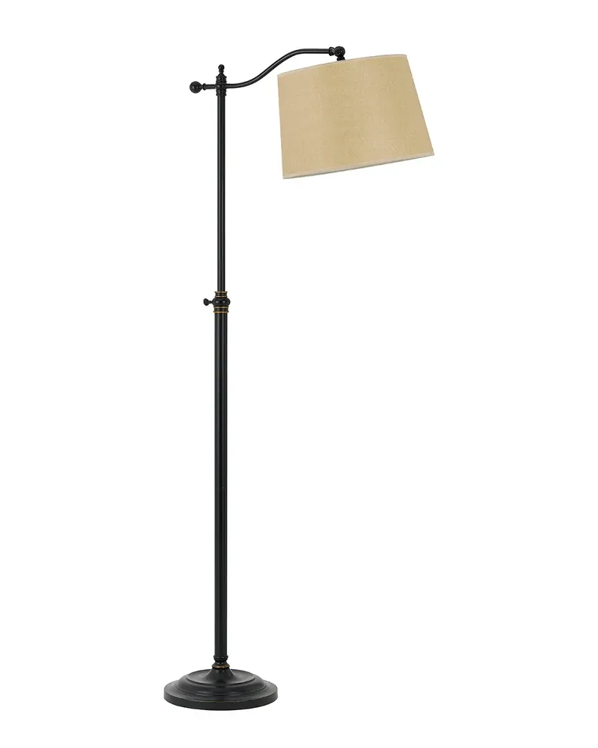Wilmington Down Bridge Floor Lamp - Dark Bronze, Metal