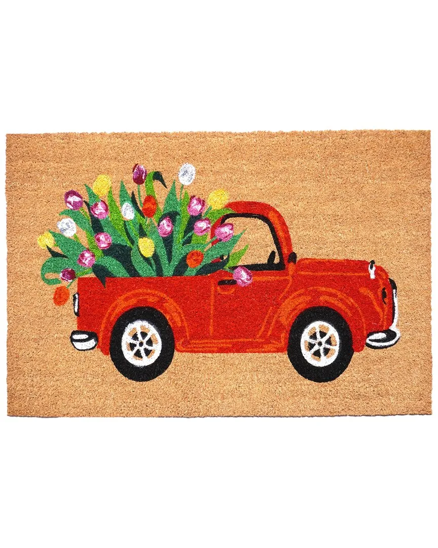 Blooming Truck Doormat - Natural, Coir