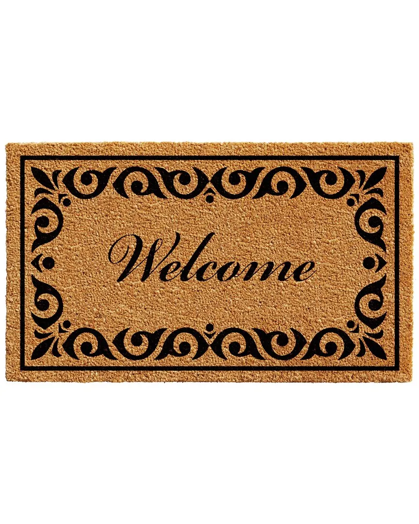 Breaux Welcome Doormat - Natural, Coir