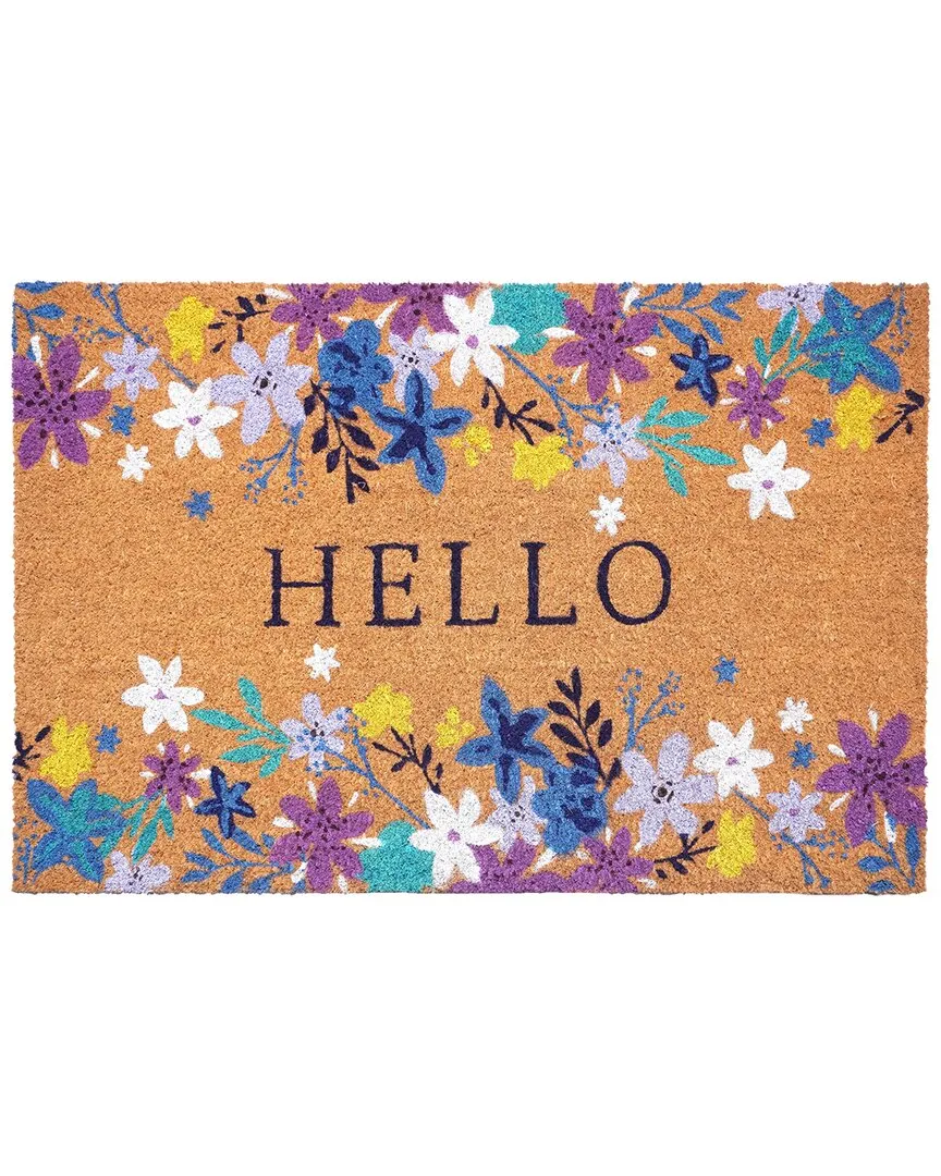 Hello Beauty Doormat - Natural, Coir
