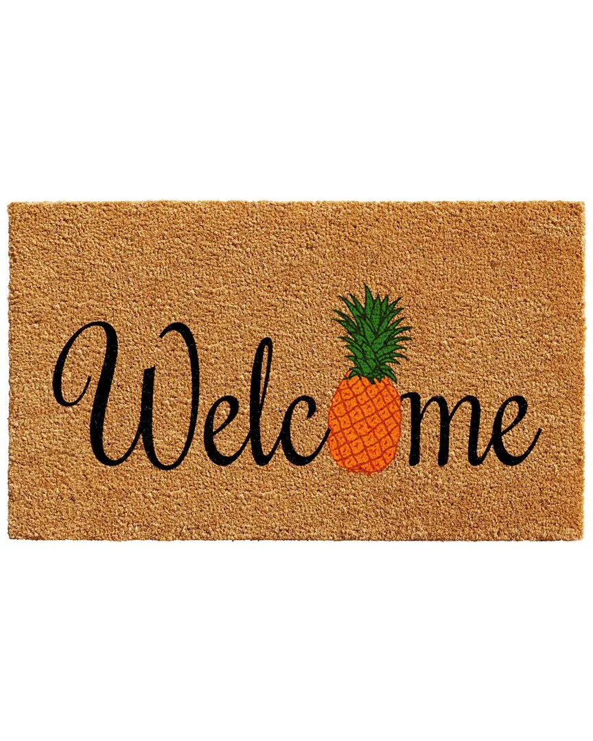Pineapple Fun Doormat - Multicolor, Coir image