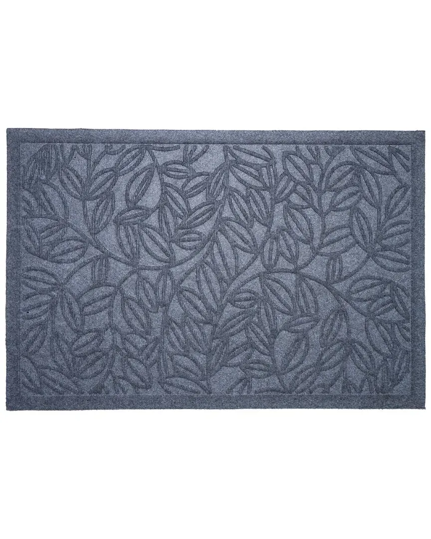Poly Lilac Vine Indoor/Outdoor Mat - Light Grey image