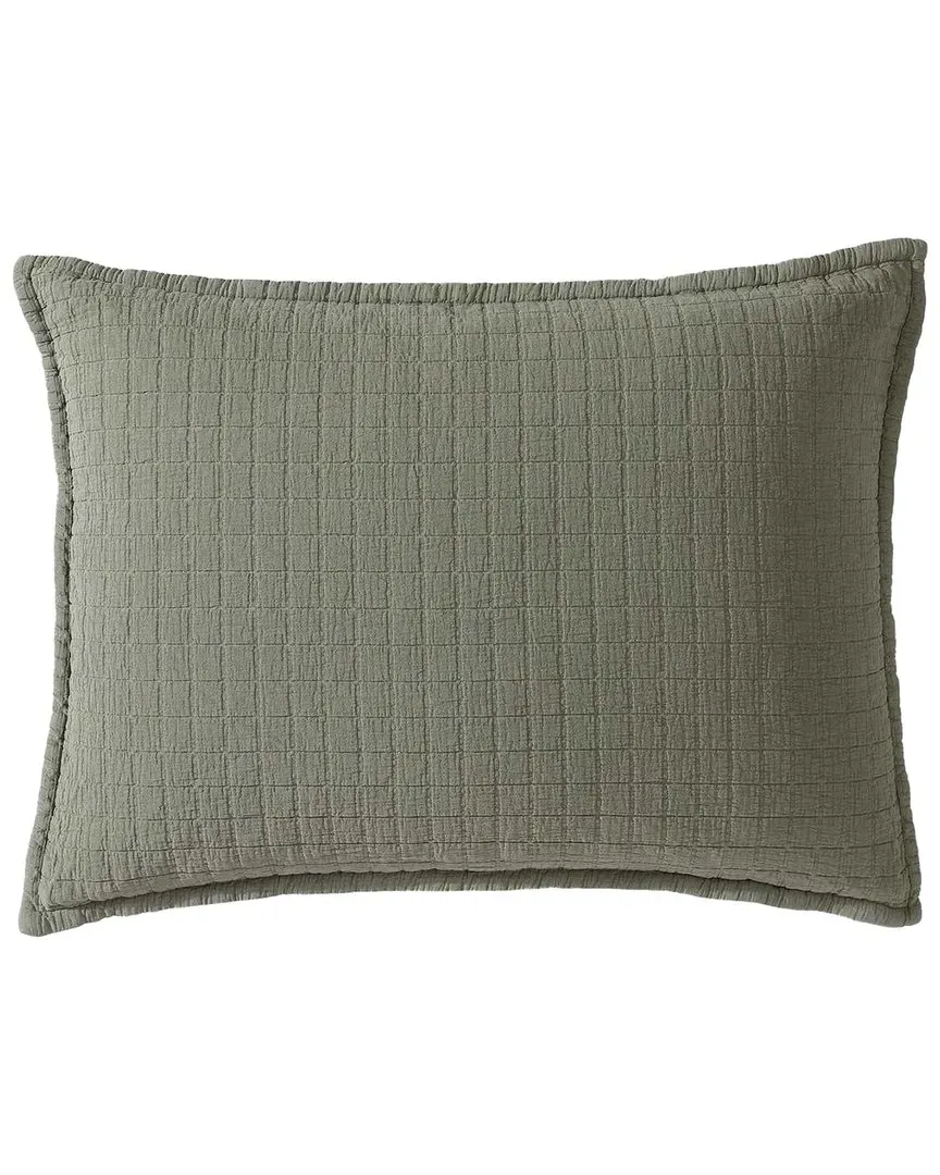 Essential Pillow Sham - Vetiver Green, Cotton