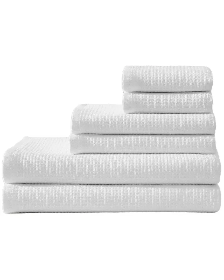 Eternity 6pc Towel Set - White, Cotton