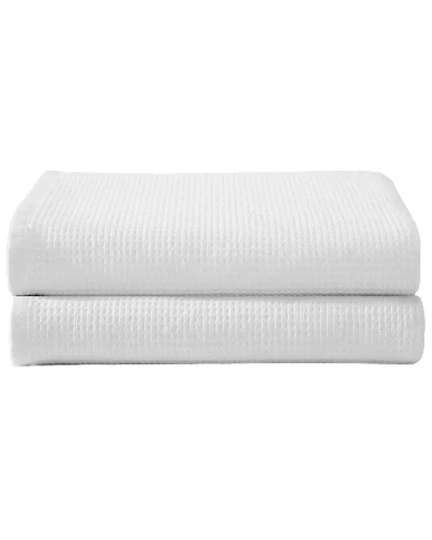 Eternity Bath Sheet Towel Set - White, Cotton