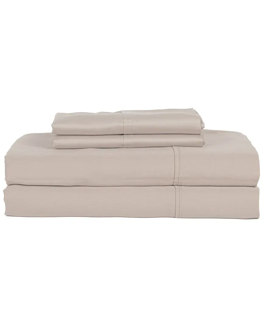 410TC Sateen 4pc Sheet Set - Ash, Cotton