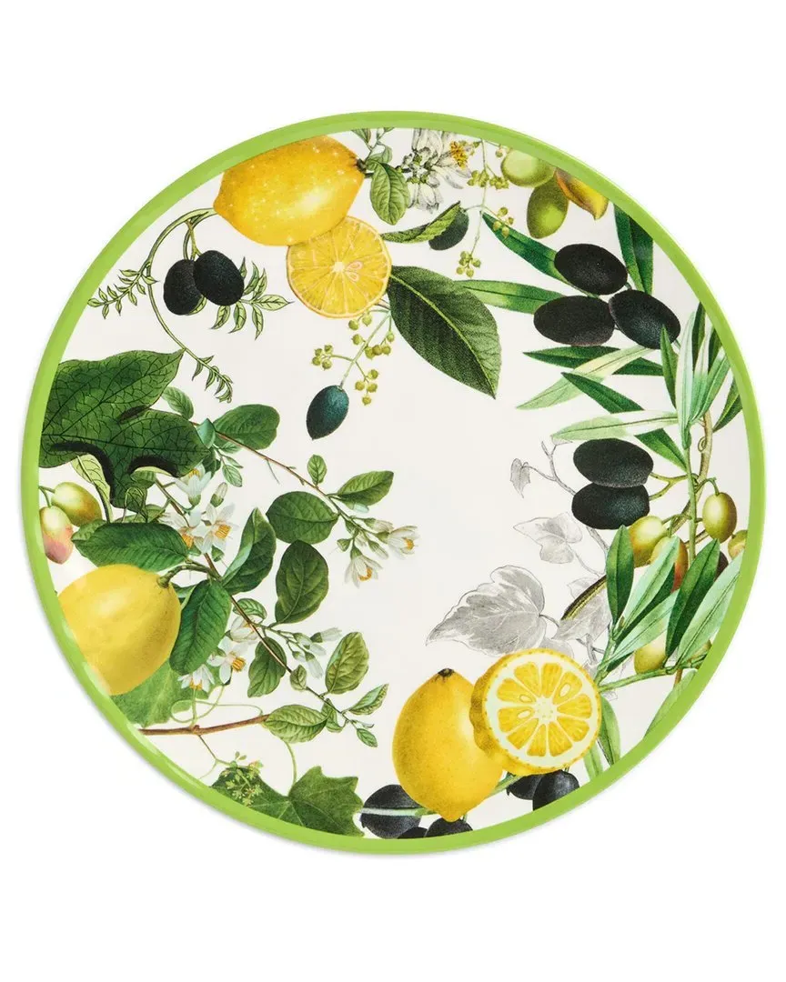 Limone Set of 6 Dinner Plates - Multicolor, Melamine