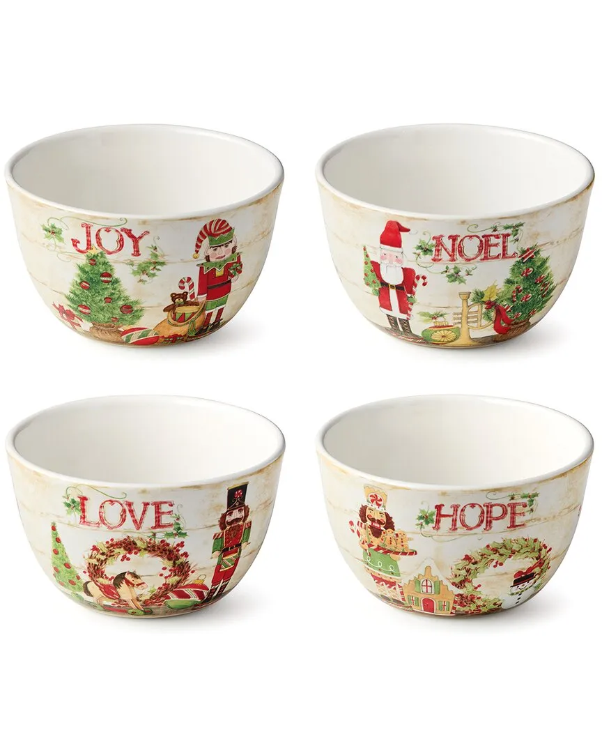 Nutcracker Parade Set of 4 Ice Cream Bowls - Multicolor image