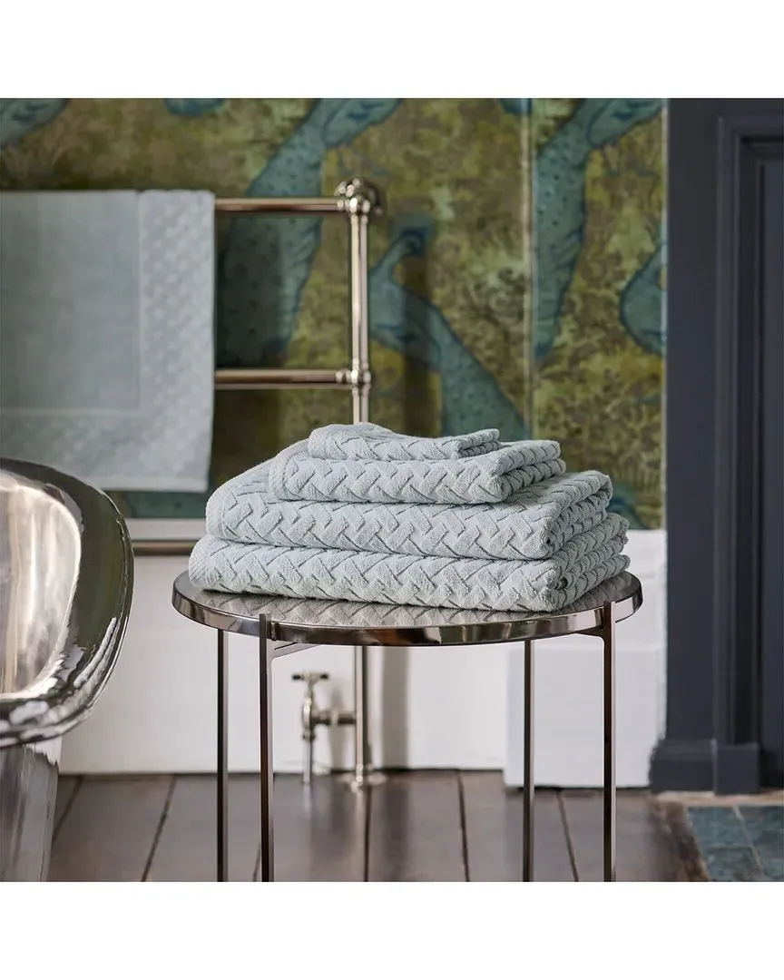 Trellis Collection Set of 12 Towels - Glacier image