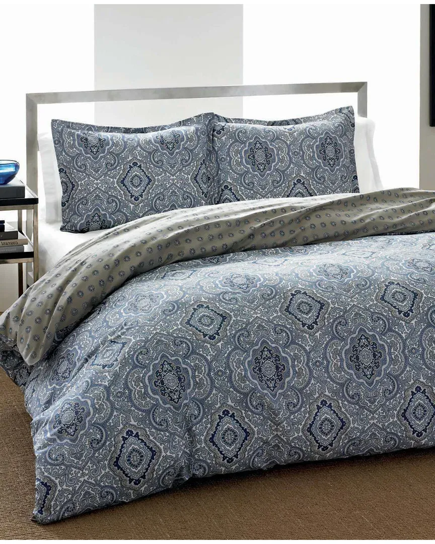 Milan Duvet Set - Blue, Cotton