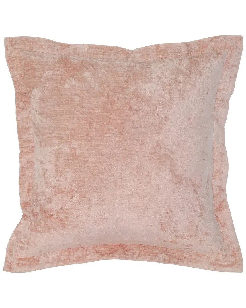 Bryce 22in Square Throw Pillow - Pink, Velvet