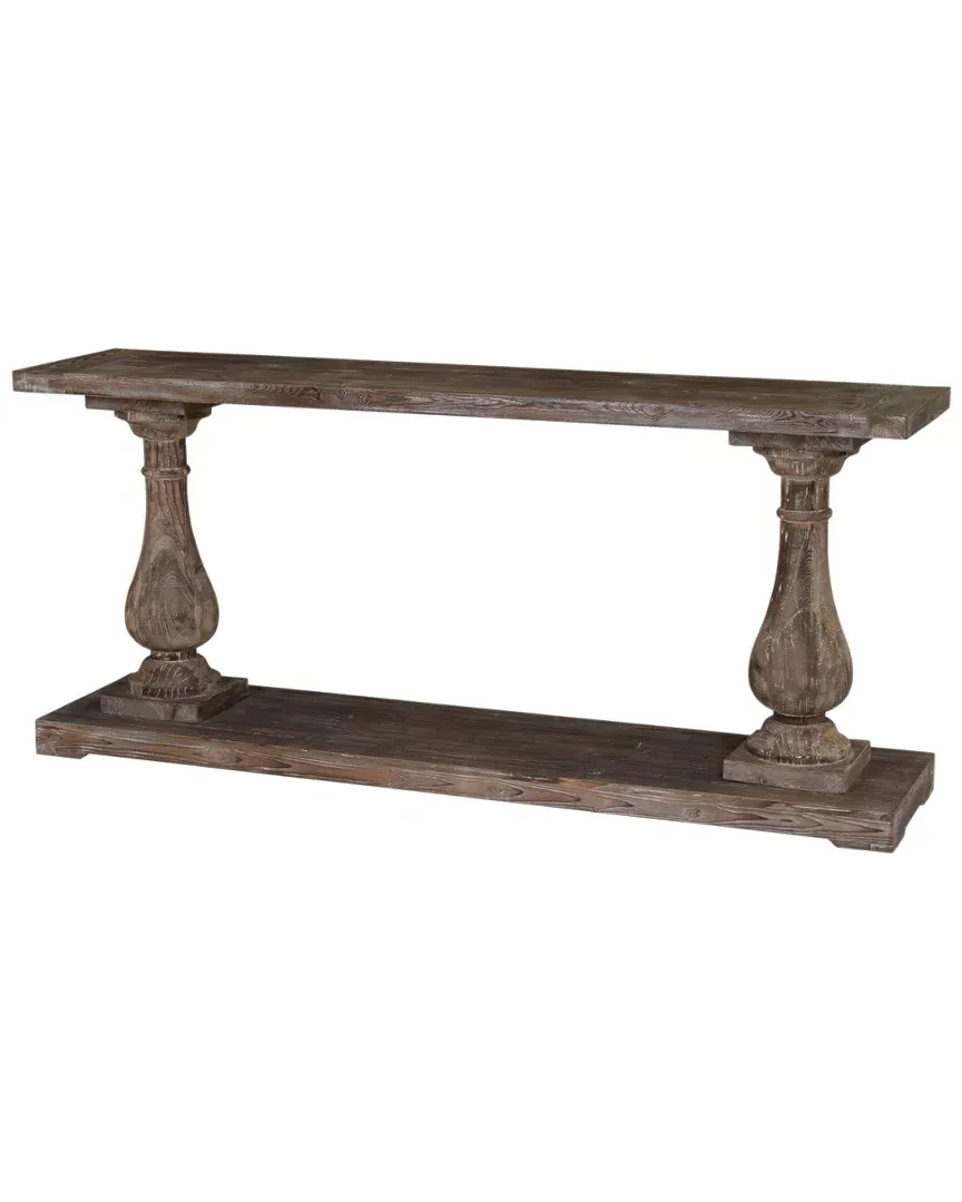 Carolina Reclaimed Pine Console Table - Rustic Brown image