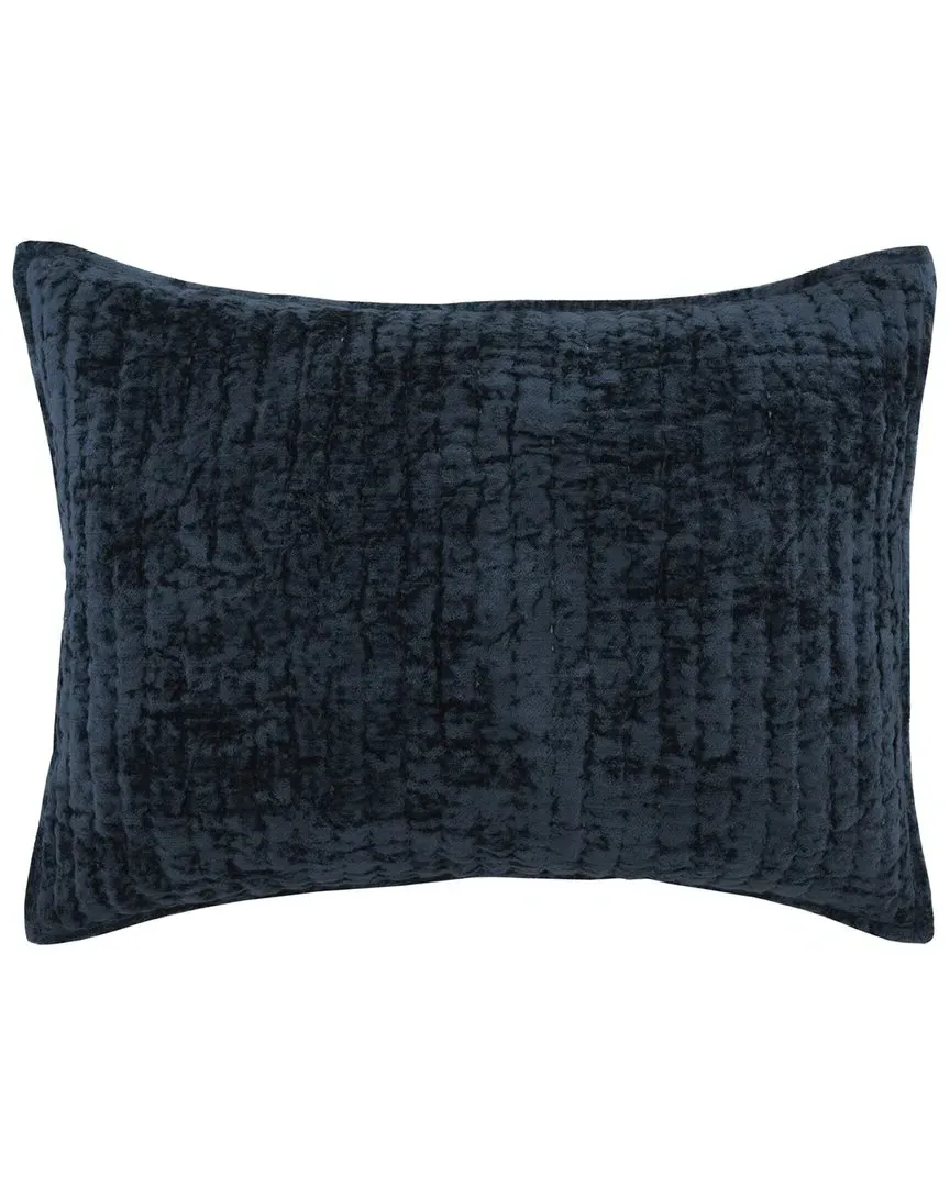 Dimitry Velvet Pillow Sham - Blue