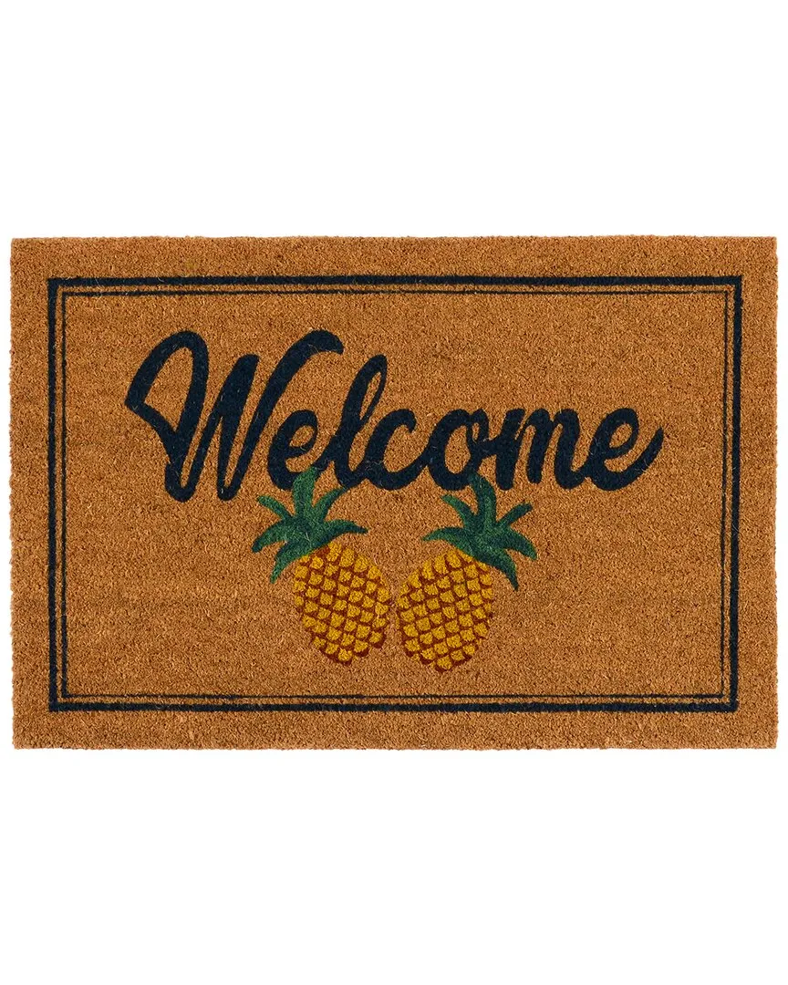 Pineapples Coir Doormat - Multi image