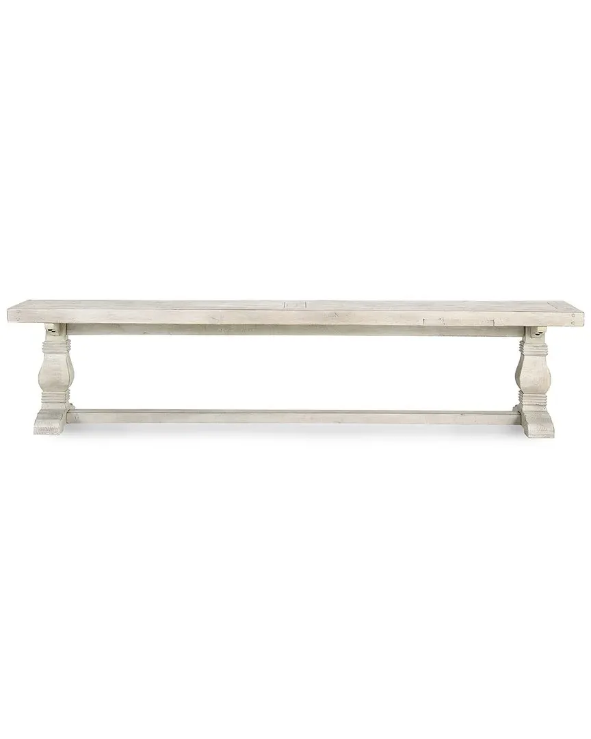 Quincy 83In Bench - Nordic Ivory, Reclaimed Pine image
