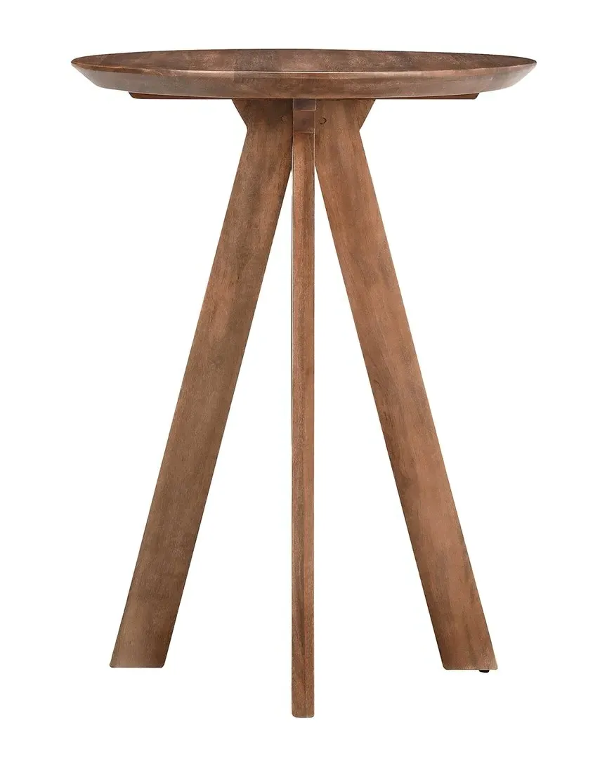 Rodrigo Round Bar Table - Brown, Mango Wood