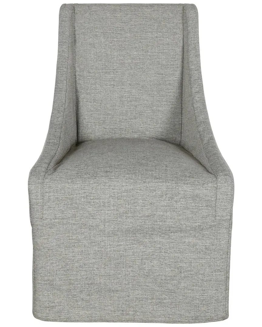 Warwick Rolling Dining Chair - Grey, Fabric image