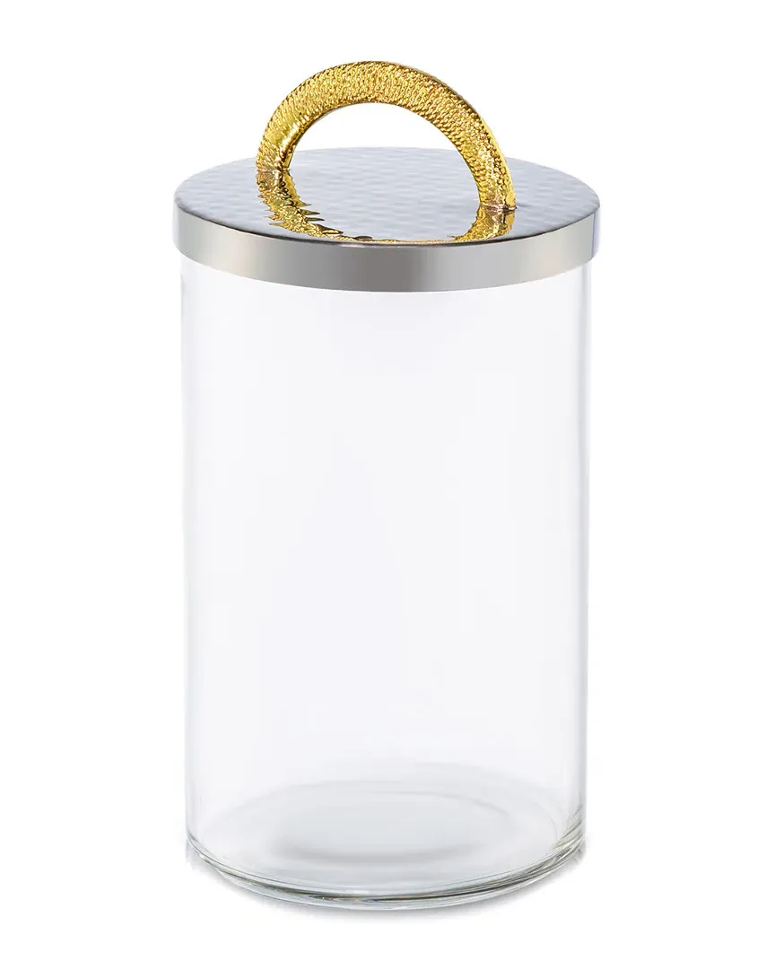 Glass Jar with Stainless Steel Lid - Clear image