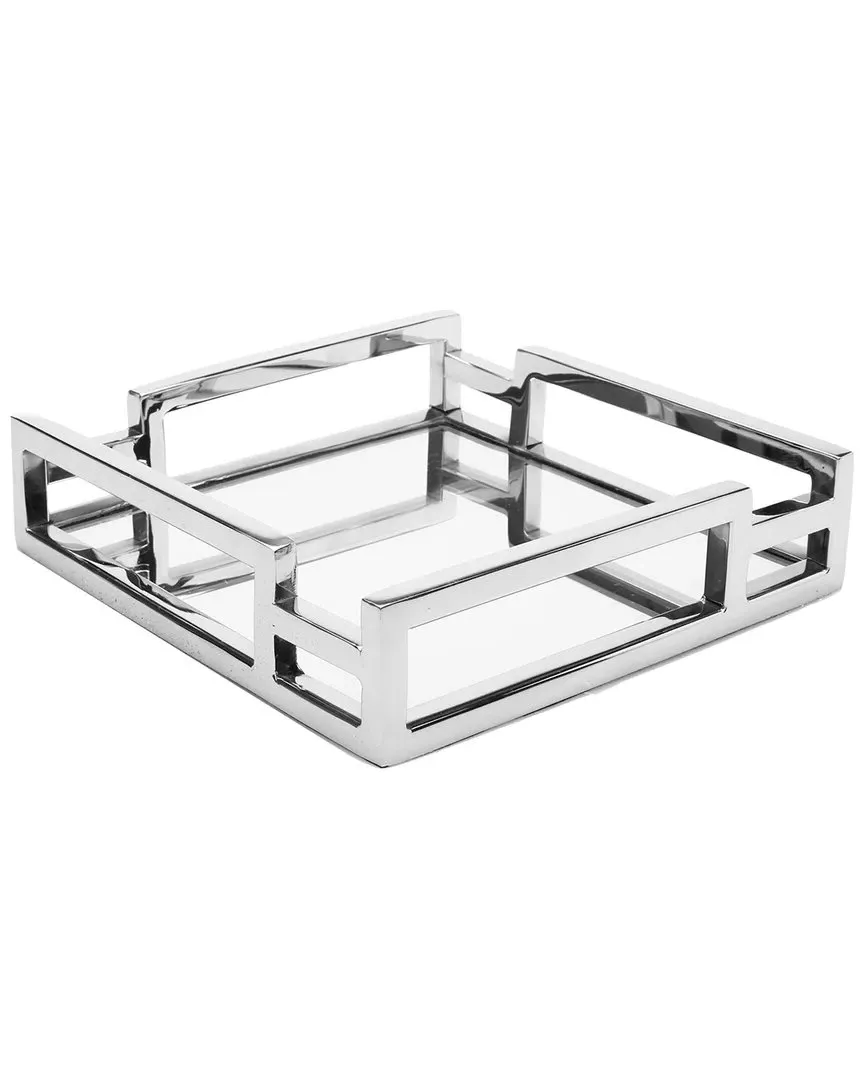 Square Mirror Tray - Silver image