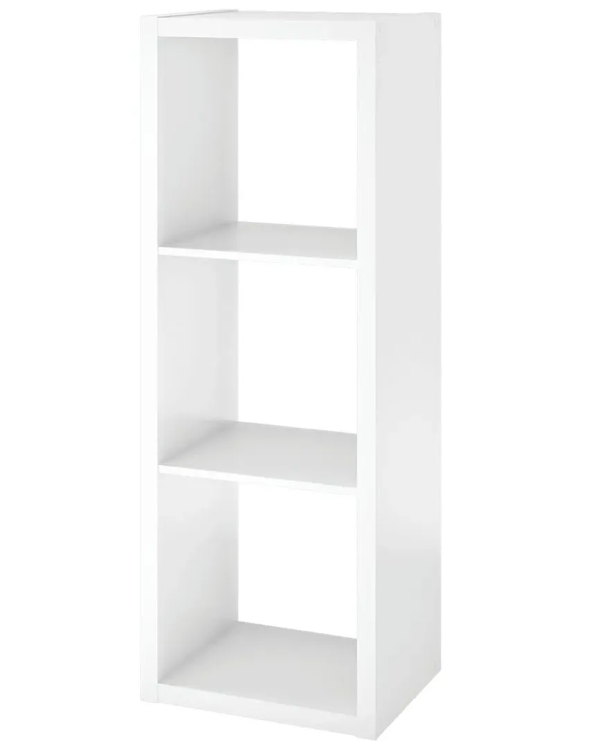 3-Cube Storage Organizer - White