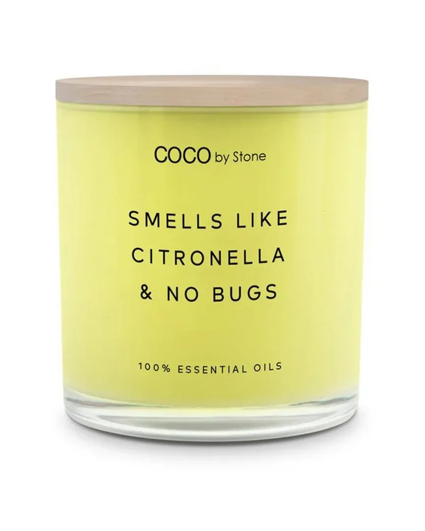 COCO by Stone 11oz Coconut Wax Candle - Citronella image