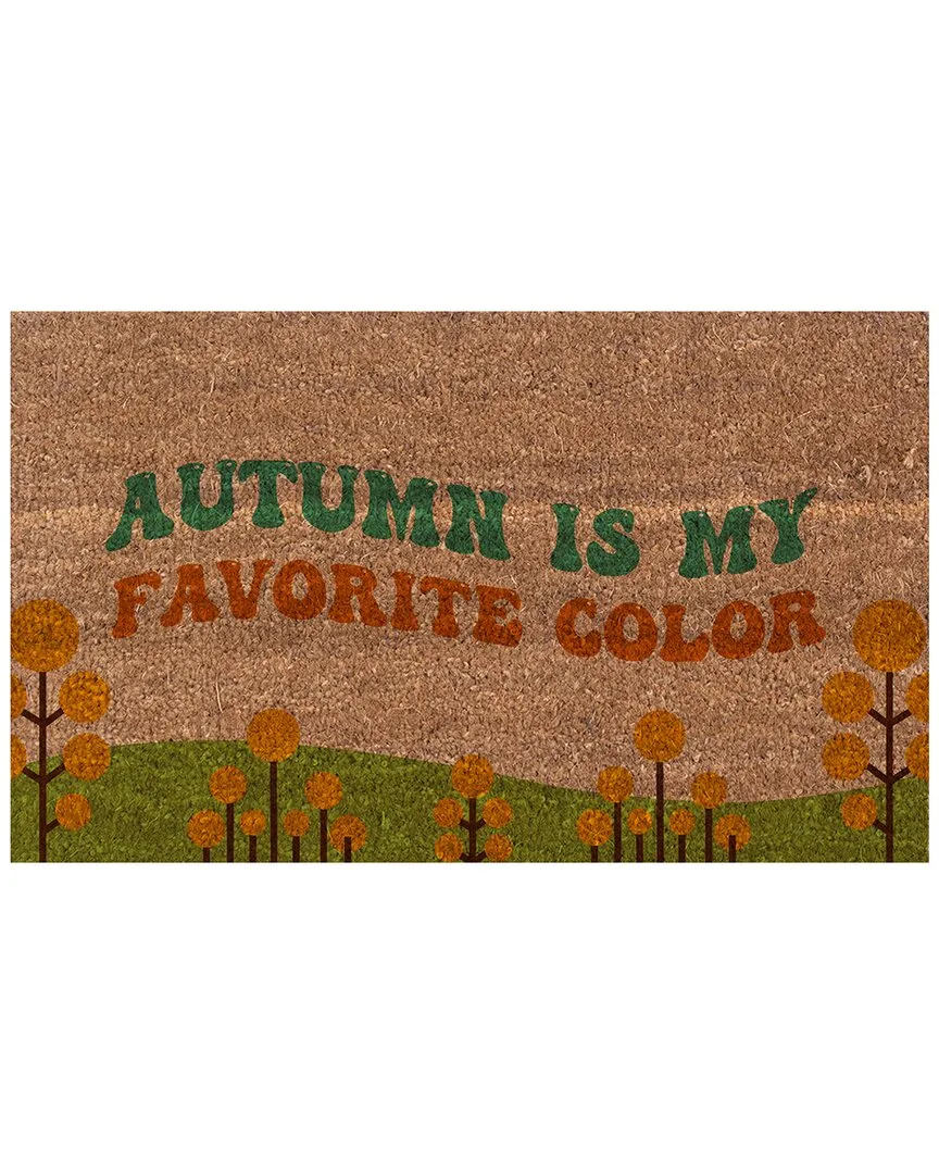 Autumn Is My Favorite Color Rug - Multicolor, Coir image