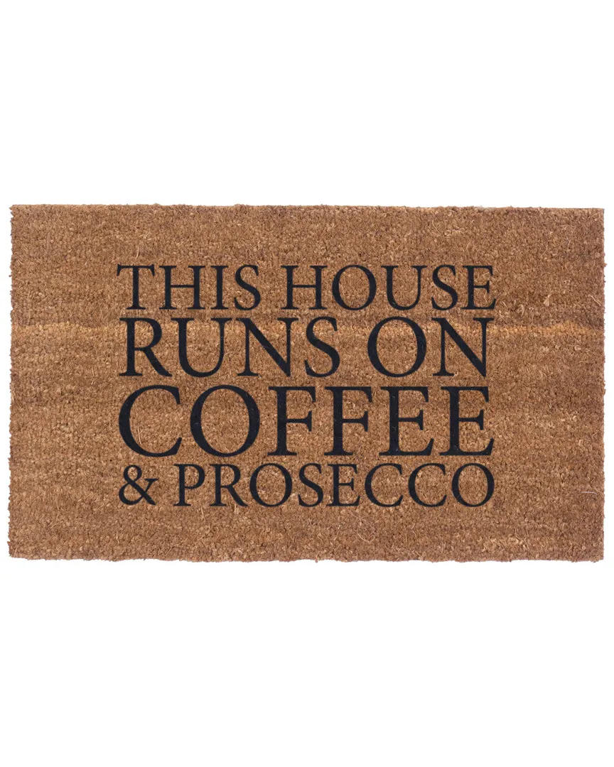 Coffee And Prosecco Doormat - Natural image