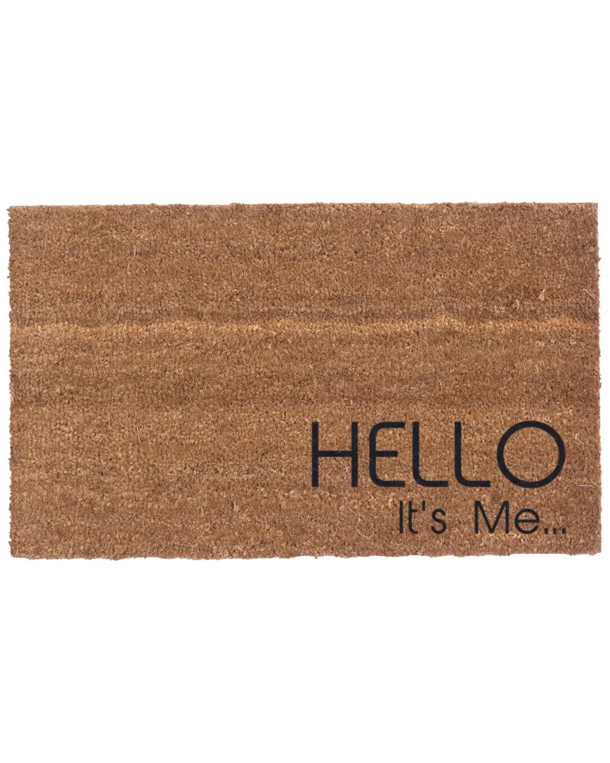 Hello It's Me Doormat - Natural, Coco Fibre