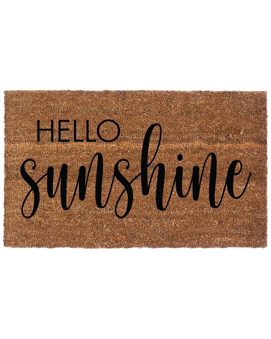 Hello Sunshine Rug - Multicolor, Coir