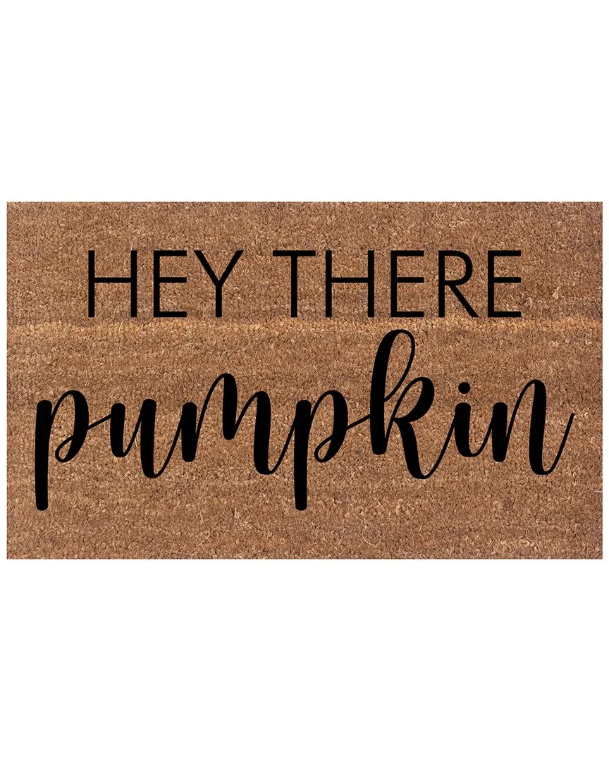 Hey There Pumpkin Doormat - Multicolor, Coir