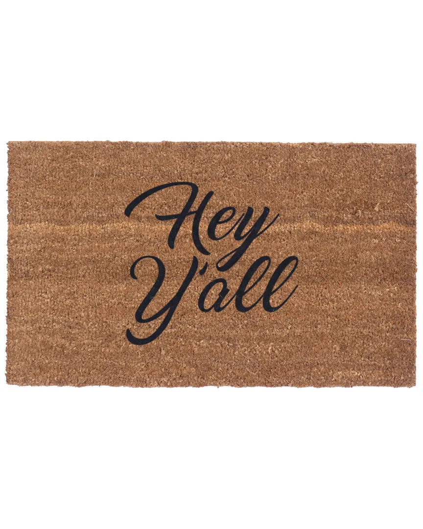 Hey Y'all Doormat - Natural image