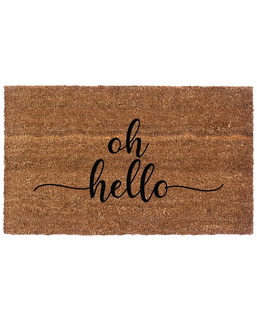 Oh Hello Rug - Multicolor, Coir