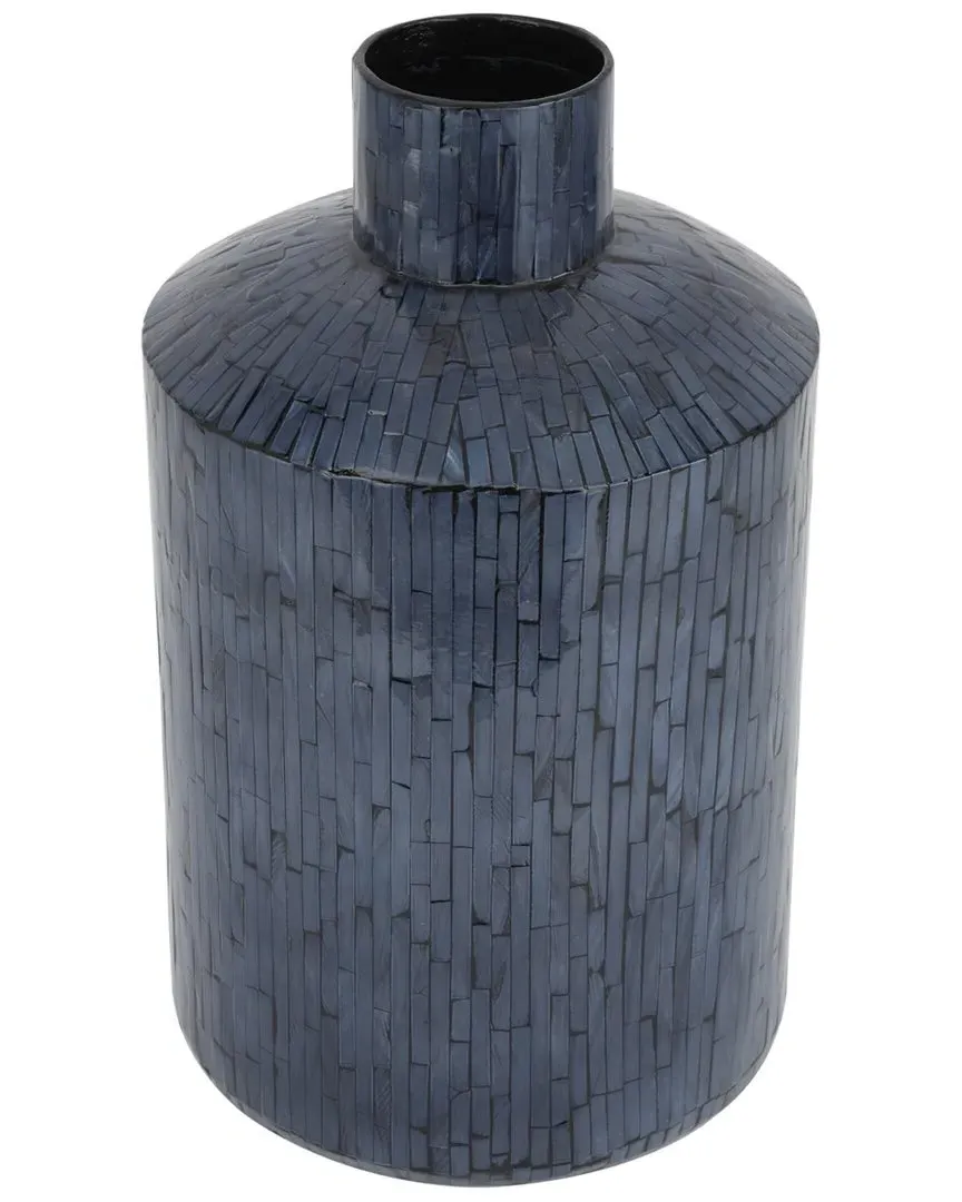 Blue Shell Vase - Blue