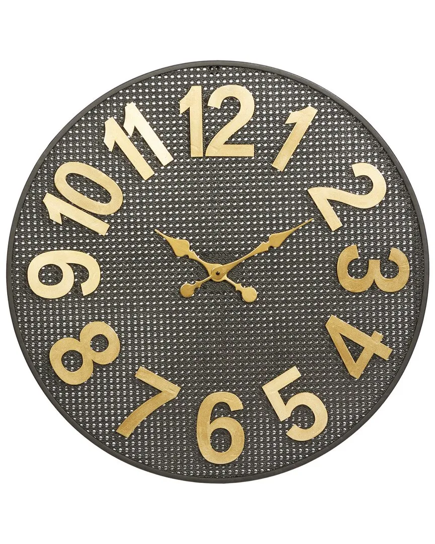 Industrial Wall Clock - Black, Iron