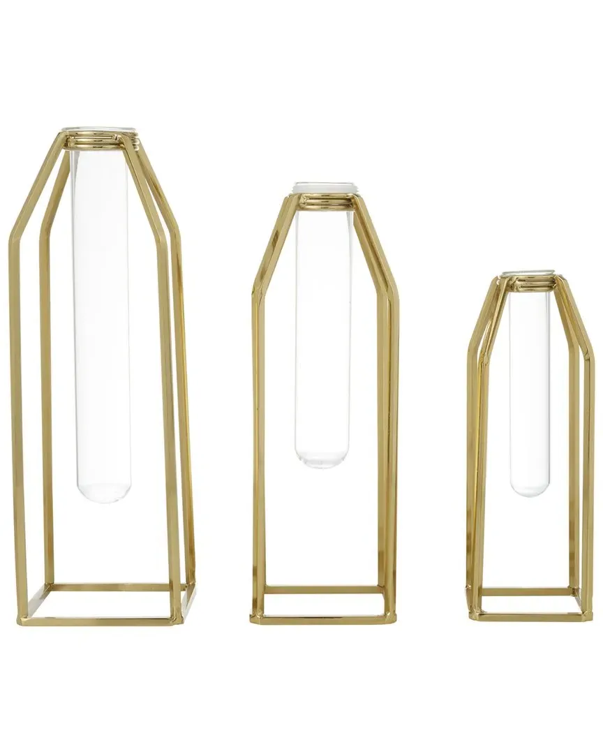 Set of 3 Decor - Gold, Stainless Steel image