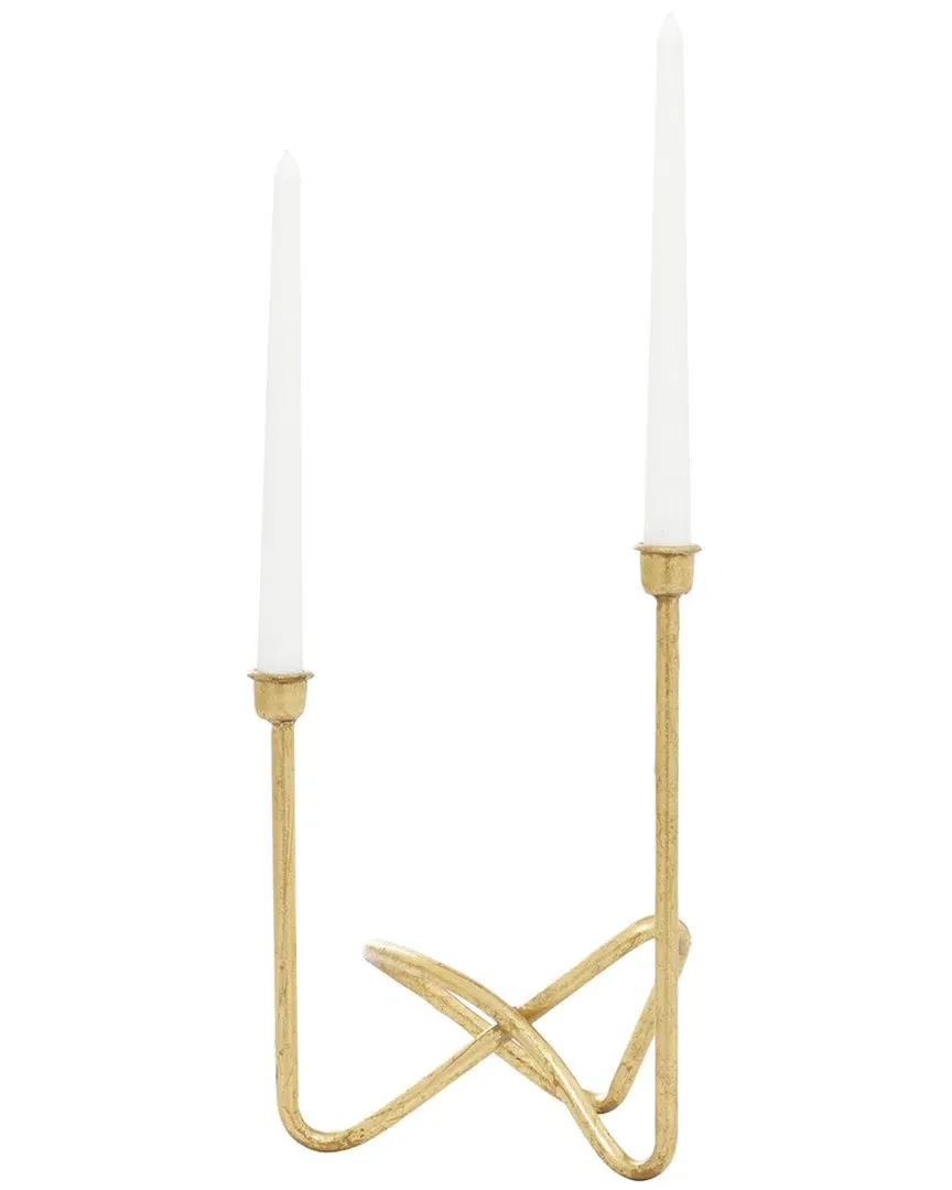 Solid Metal Candelabra - Gold, Iron image