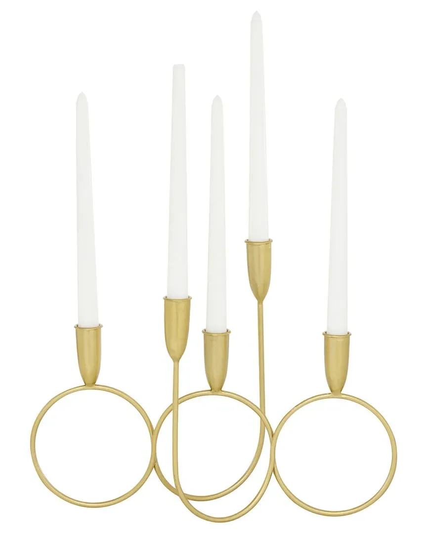 Solid Metal Candelabra - Gold, Iron