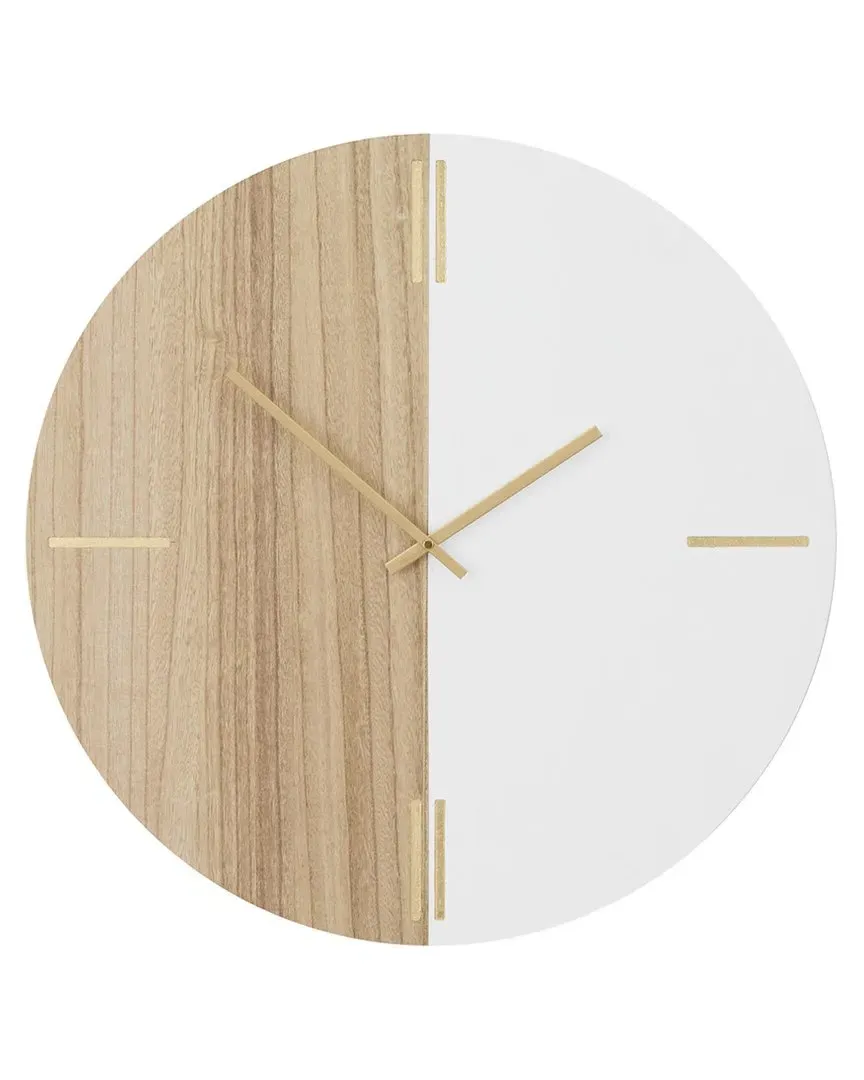 Wood Clock - Brown image