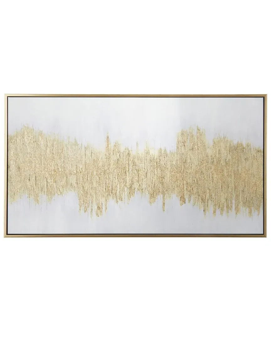 Wood Framed Wall Art - Gold