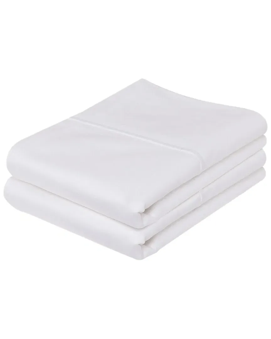 1000 Thread Count Pima Cotton Pillowcase Pair - White image