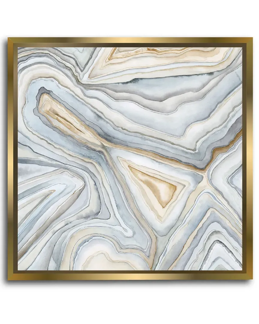 Agate Abstract I Framed Canvas Wall Art