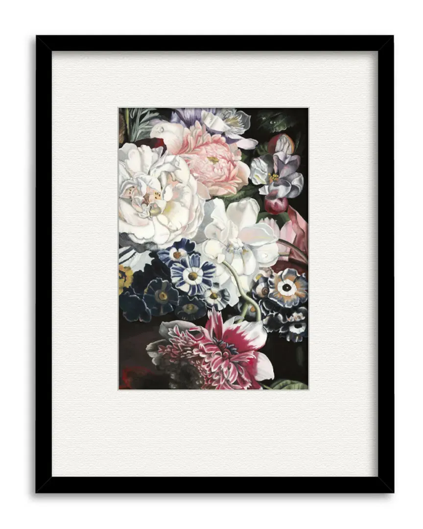 Baroque Botanical Wall Decor - Black Frame image