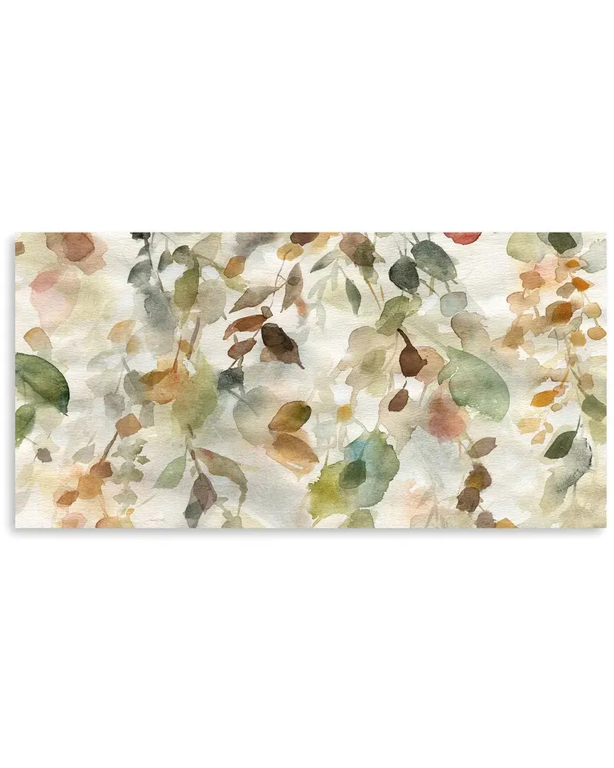 Cascading Nature III Canvas Wall Art - 24x12 inch image