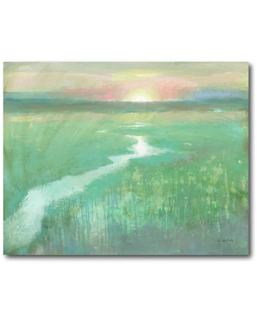 Evening Stream Canvas Wall Art - 20x16 inch image