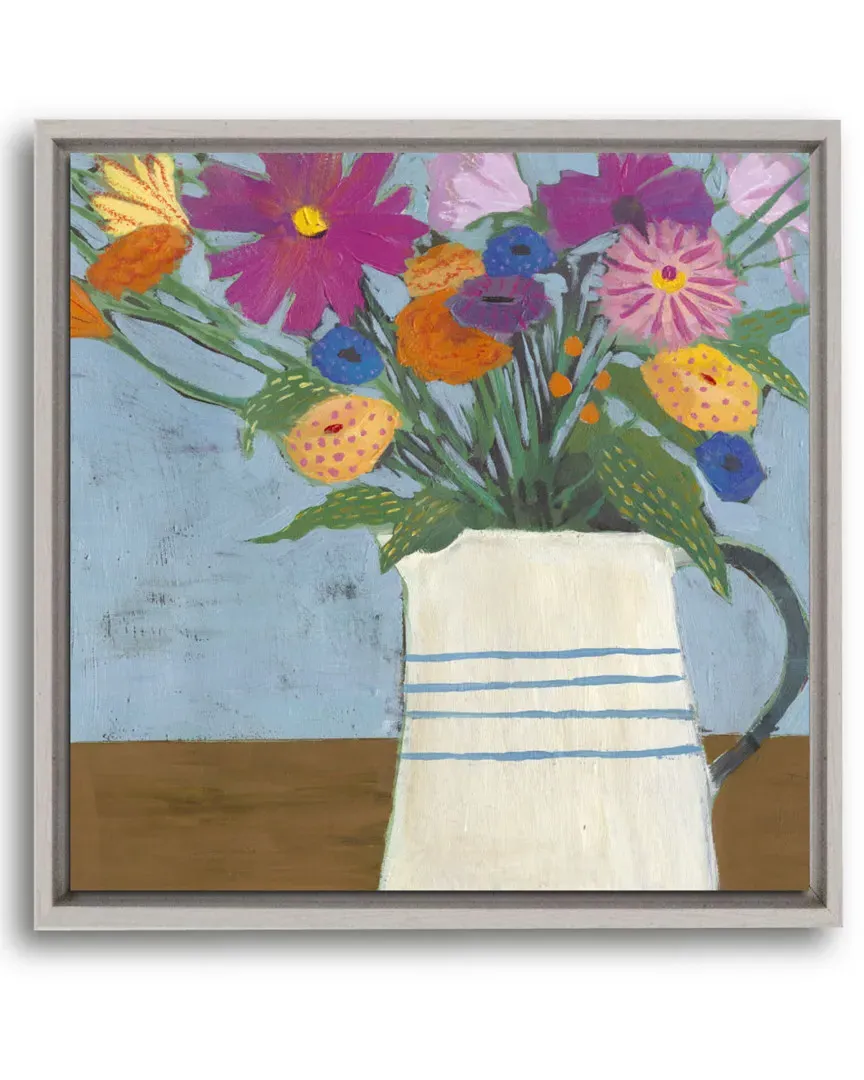 Farmhouse Flora II Gallery Framed Canvas Wall Art