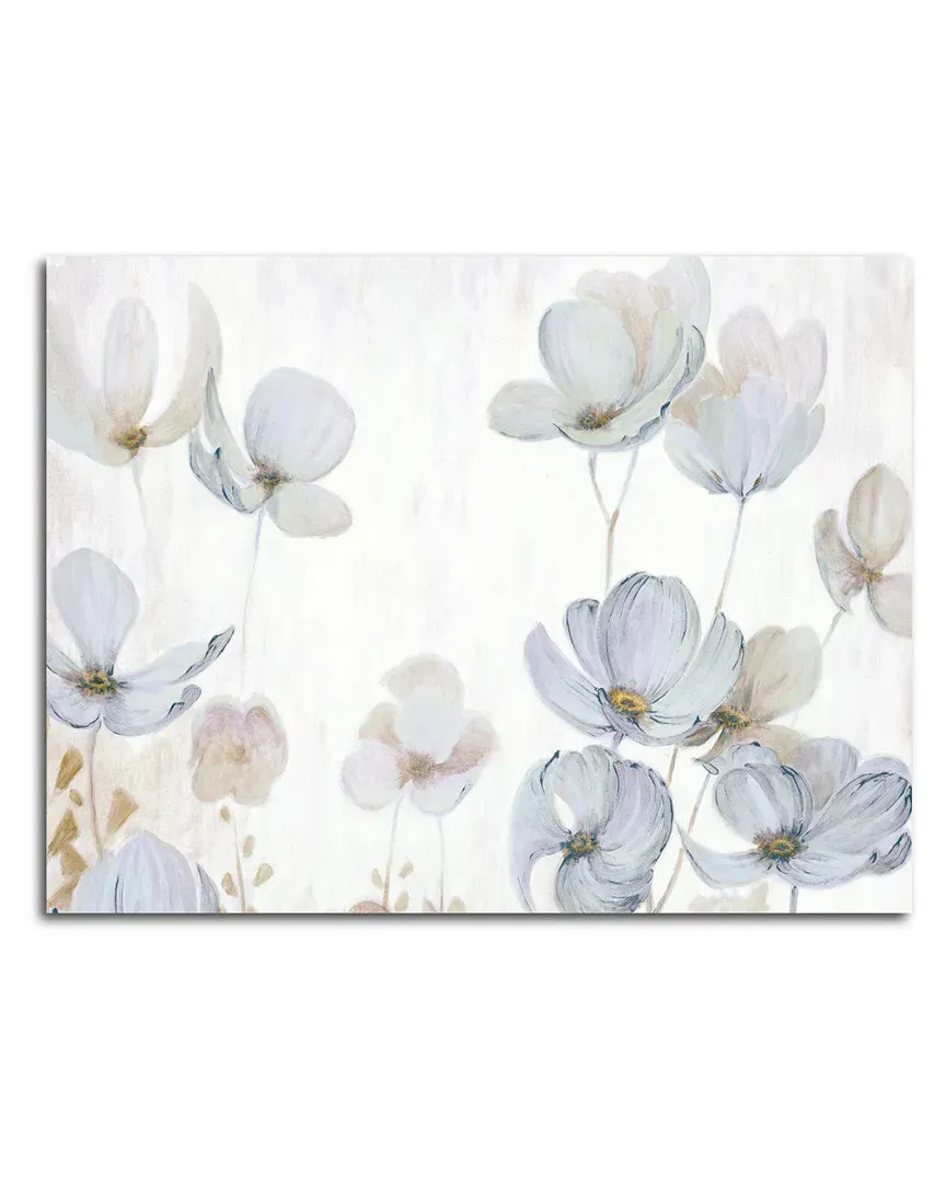 Floating Florals Wrapped Canvas Wall Art